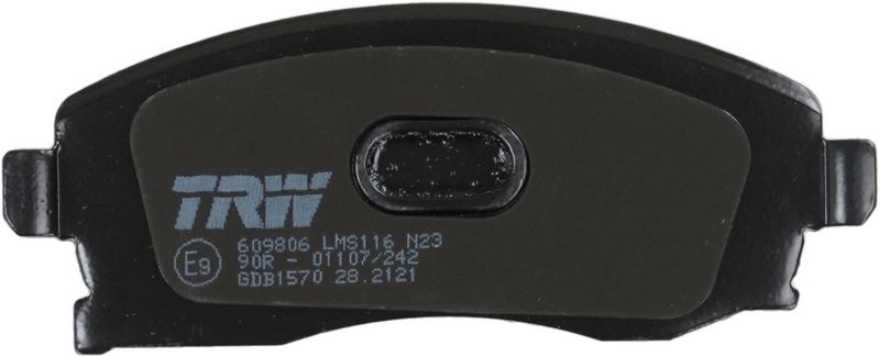 TRW GDB1570 Brake Pad Set, disc brake - 6