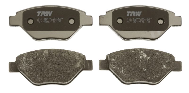 TRW GDB1571 Brake Pad Set, disc brake - 2