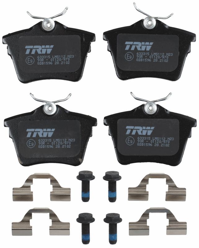 TRW GDB1596 Brake Pad Set, disc brake - 2