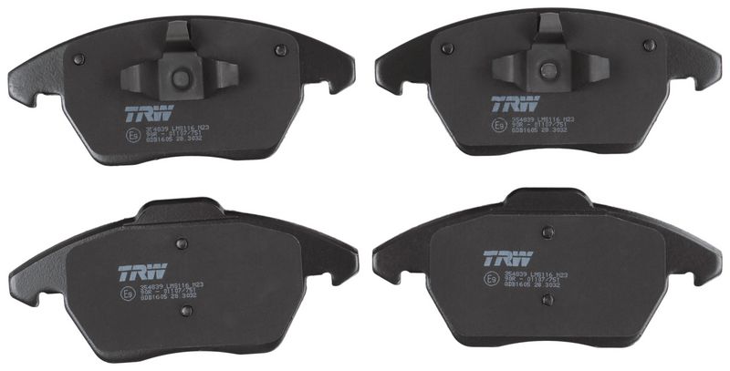 TRW GDB1605 Brake Pad Set, disc brake - 2