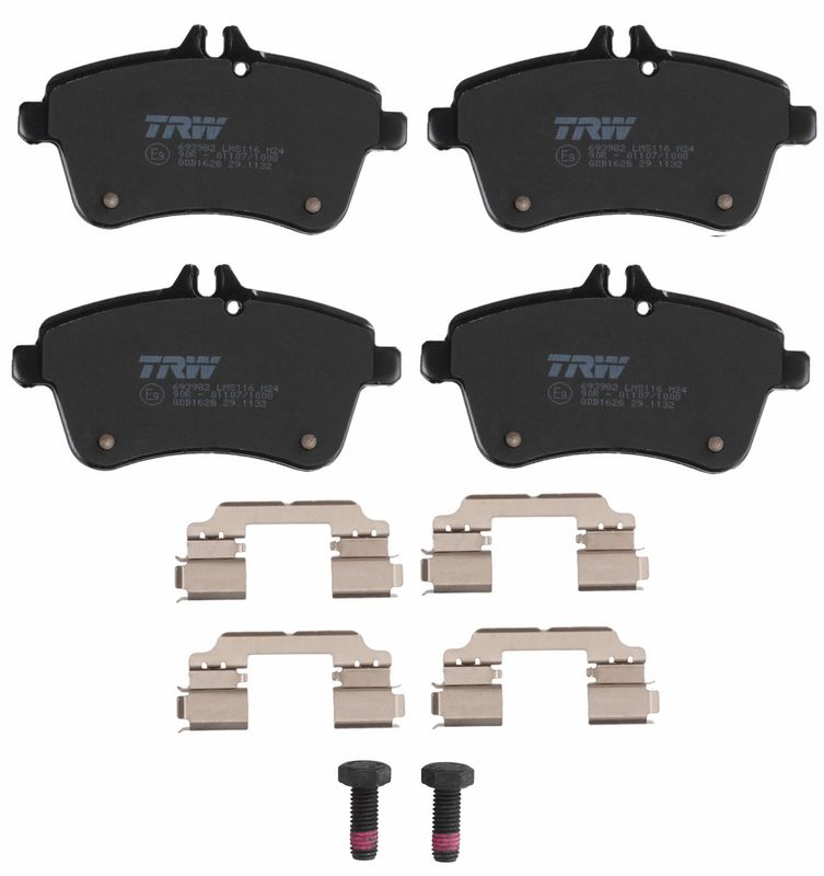 TRW GDB1628 Brake Pad Set, disc brake - 1