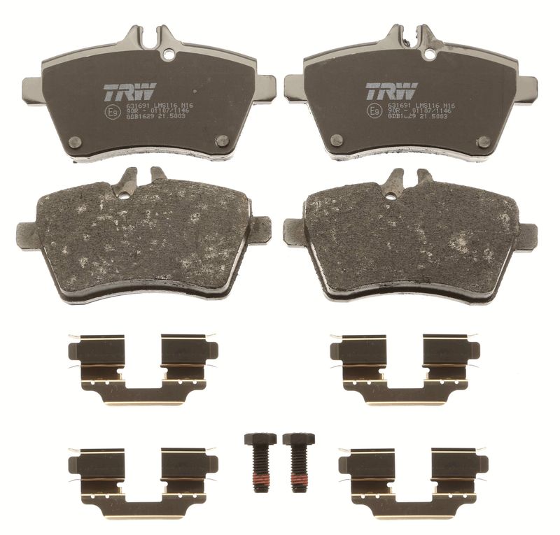 TRW GDB1629 Brake Pad Set, disc brake - 5