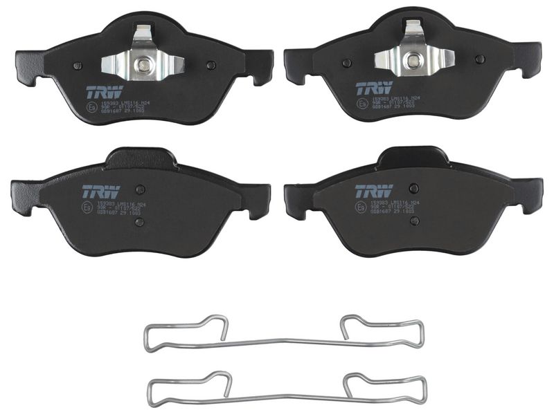 TRW GDB1687 Brake Pad Set, disc brake - 2