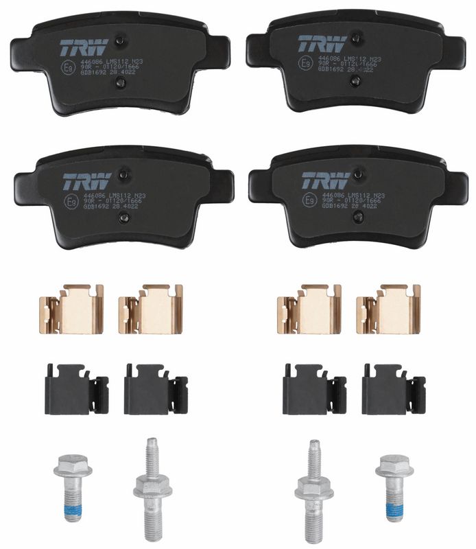 TRW GDB1692 Brake Pad Set, disc brake - 2