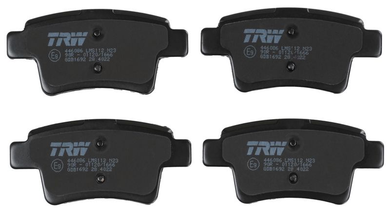 TRW GDB1692 Brake Pad Set, disc brake - 3
