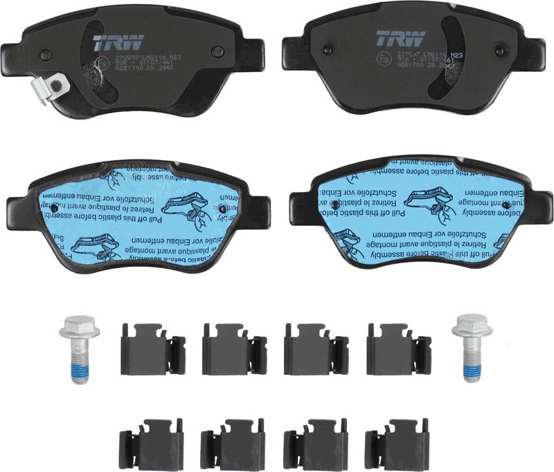 TRW GDB1700 Brake Pad Set, disc brake - 2