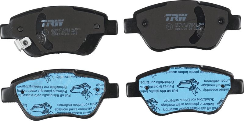 TRW GDB1700 Brake Pad Set, disc brake - 3