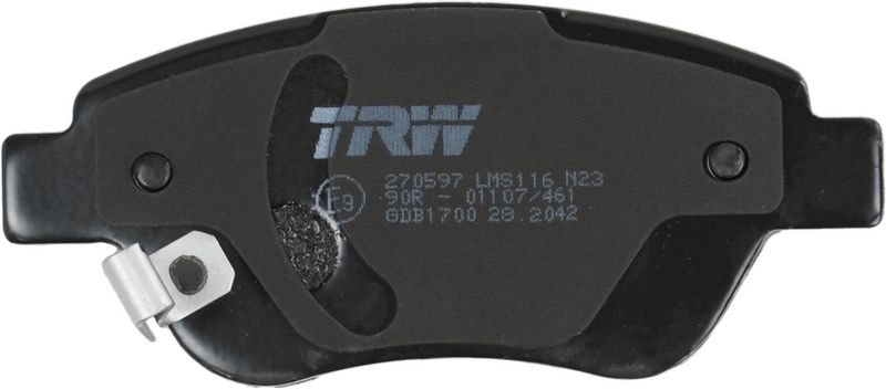 TRW GDB1700 Brake Pad Set, disc brake - 5