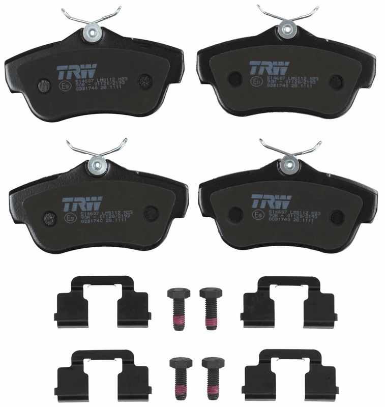 TRW GDB1740 Brake Pad Set, disc brake - 2
