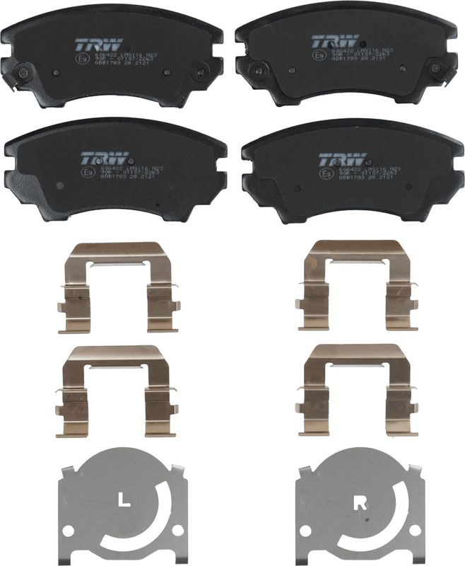 TRW GDB1783 Brake Pad Set, disc brake - 2