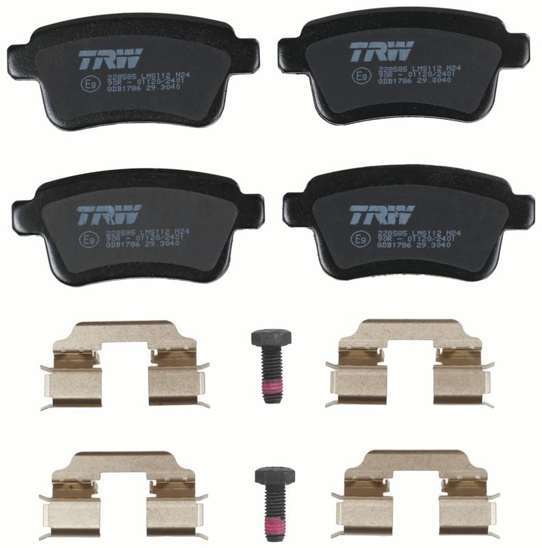 TRW GDB1786 Brake Pad Set, disc brake - 2
