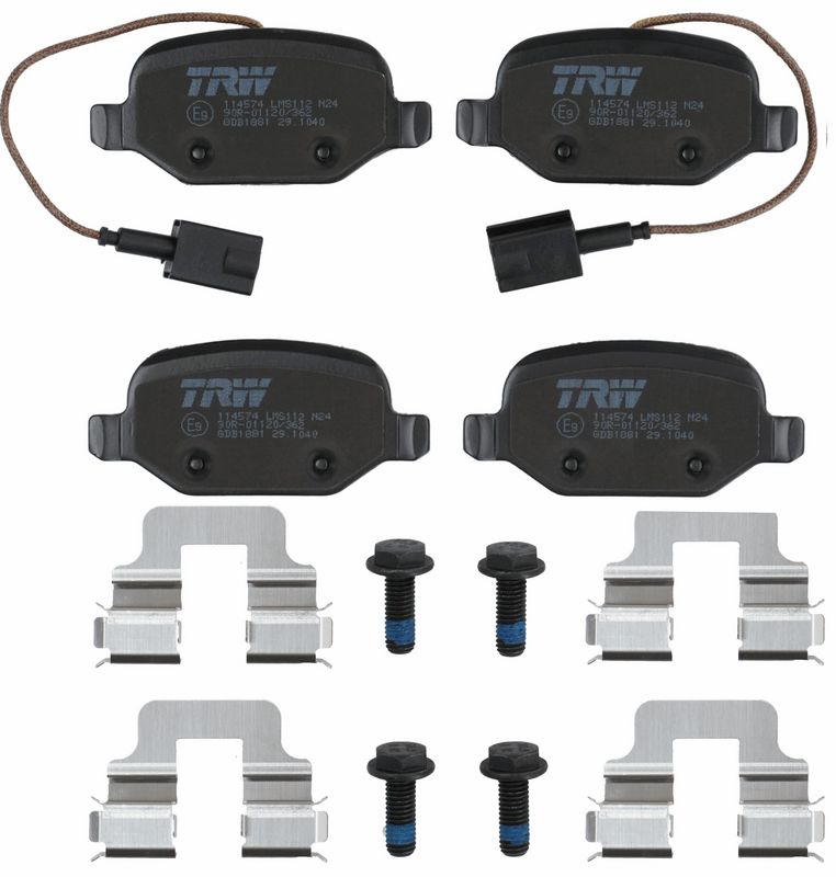 TRW GDB1881 Brake Pad Set, disc brake - 2