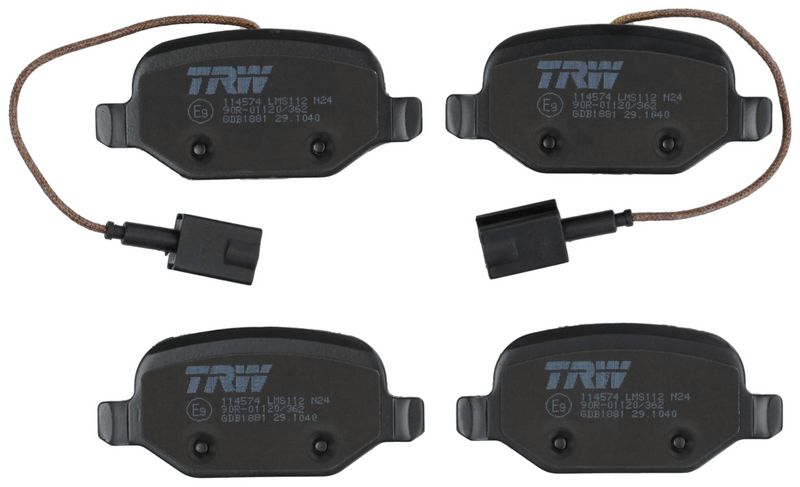 TRW GDB1881 Brake Pad Set, disc brake - 4