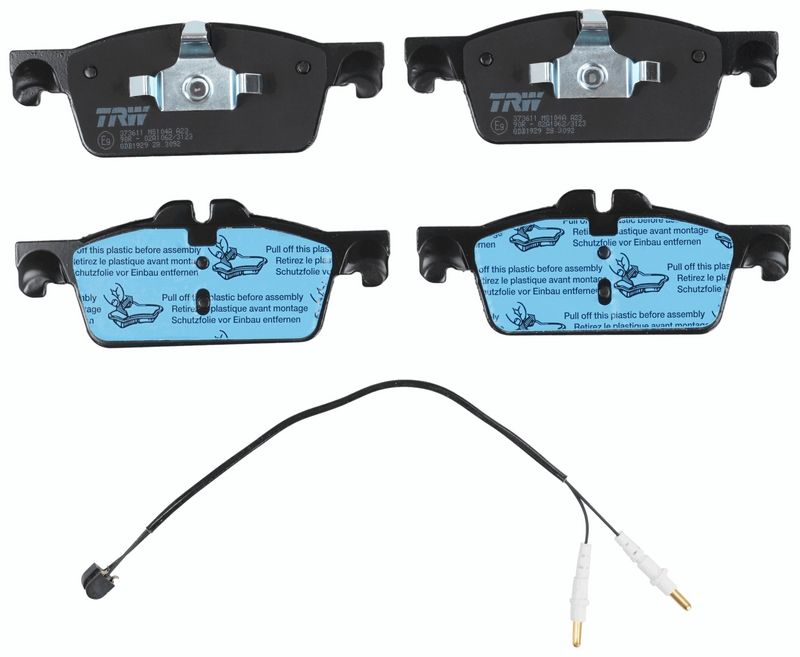 TRW GDB1929 Brake Pad Set, disc brake - 2