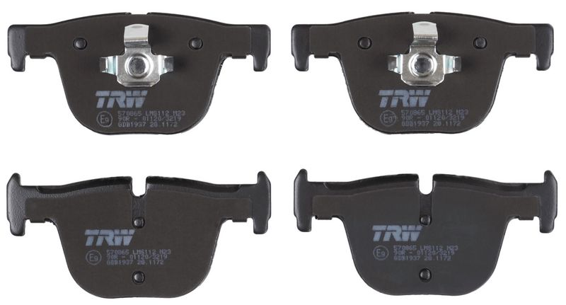 TRW GDB1937 Brake Pad Set, disc brake - 2