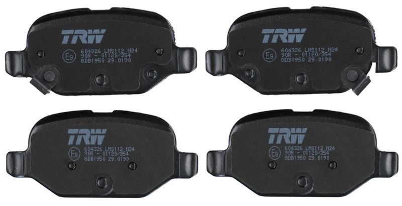 TRW GDB1950 Brake Pad Set, disc brake - 4