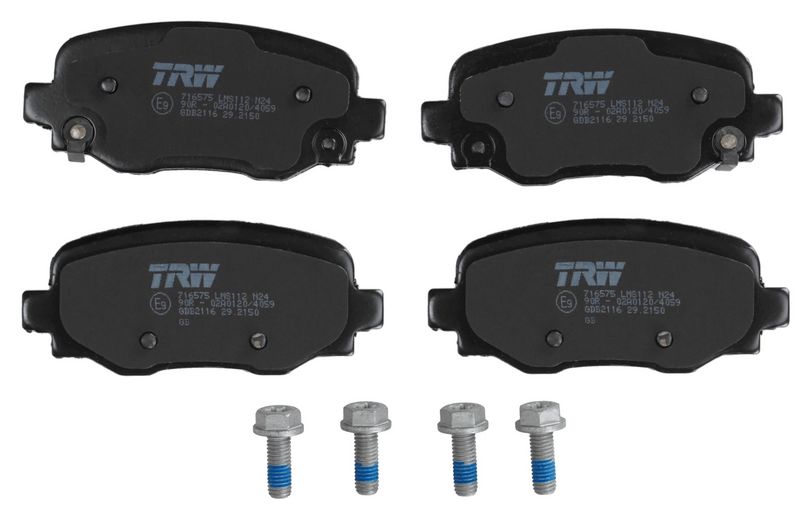 TRW GDB2116 Brake Pad Set, disc brake - 1