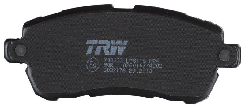 TRW GDB2176 Brake Pad Set, disc brake - 5