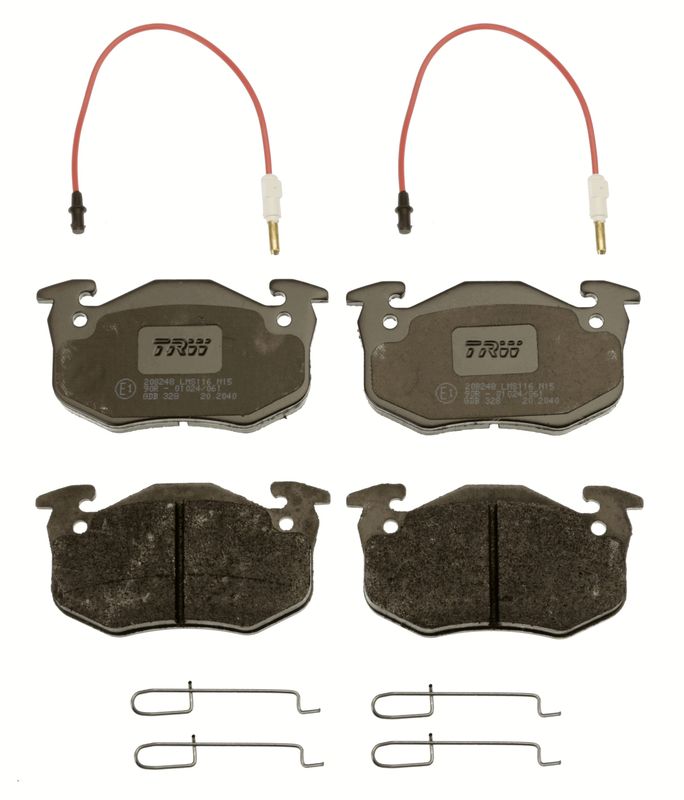 TRW GDB328 Brake Pad Set, disc brake - 2