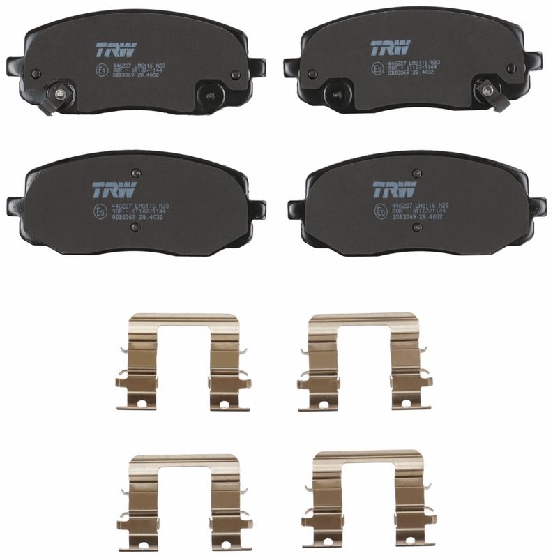 TRW GDB3369 Brake Pad Set, disc brake - 2