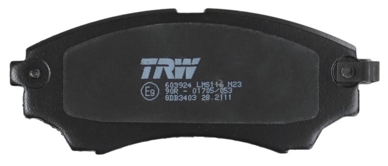 TRW GDB3403 Brake Pad Set, disc brake - 5