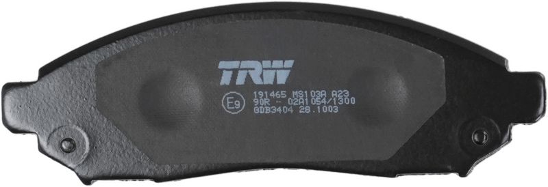 TRW GDB3404 Brake Pad Set, disc brake - 5
