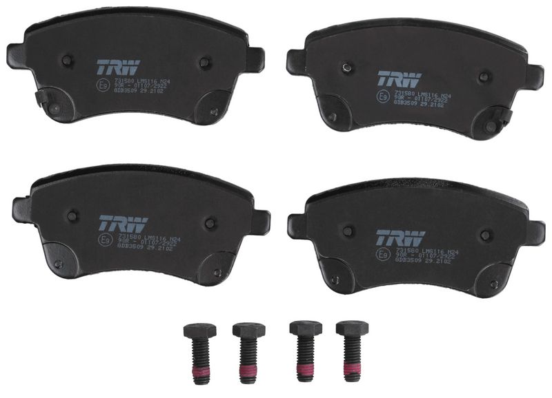 TRW GDB3509 Brake Pad Set, disc brake - 1