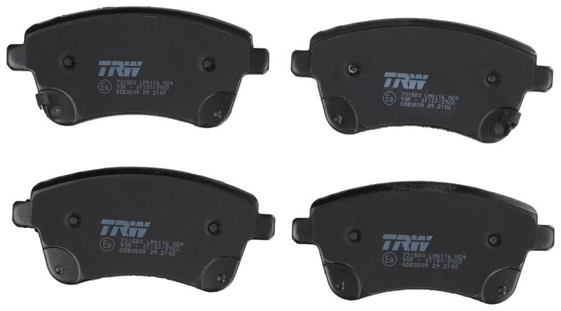 TRW GDB3509 Brake Pad Set, disc brake - 4