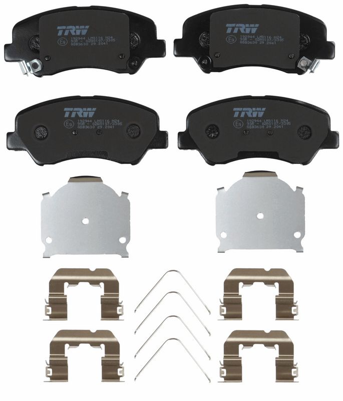 TRW GDB3630 Brake Pad Set, disc brake - 2