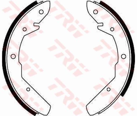 TRW GS8149 Brake Shoe Set - 1