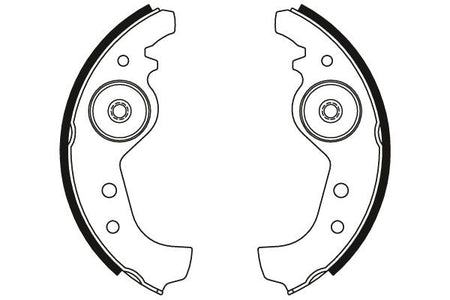 TRW GS8160 Brake Shoe Set - 2