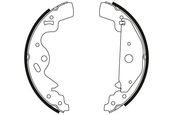 TRW GS8477 Brake Shoe Set - 2