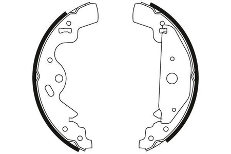 TRW GS8477 Brake Shoe Set - 2