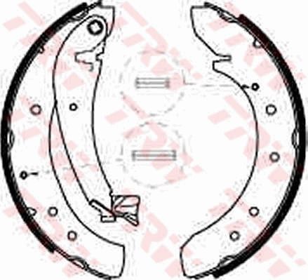 TRW GS8546 Brake Shoe Set - 1