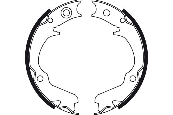 TRW GS8725 Brake Shoe Set, parking brake - 2
