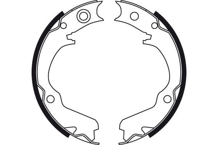 TRW GS8725 Brake Shoe Set, parking brake - 2