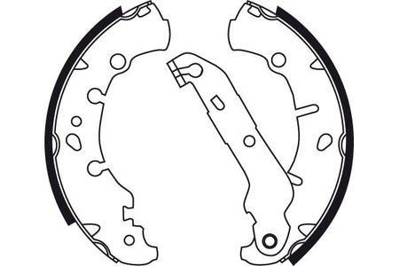 TRW GS8742 Brake Shoe Set - 2