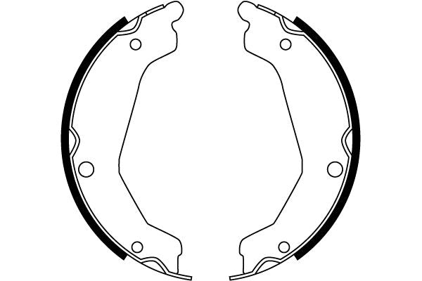 TRW GS8763 Brake Shoe Set, parking brake - 2