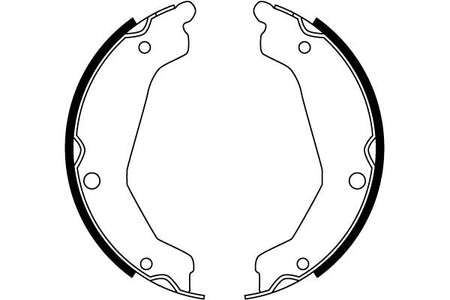 TRW GS8763 Brake Shoe Set, parking brake - 2