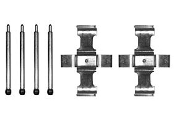 TRW PFK167 Accessory Kit, disc brake pad - 1