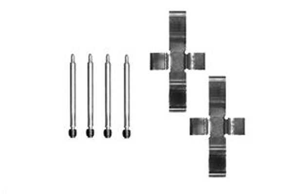 TRW PFK168 Accessory Kit, disc brake pad - 1