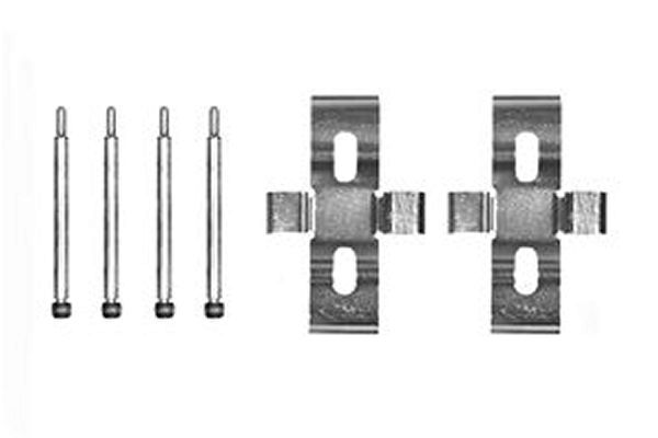 TRW PFK172 Accessory Kit, disc brake pad - 1