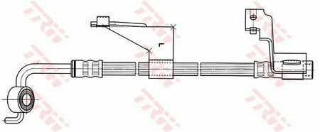 TRW PHD364 Brake Hose - 2