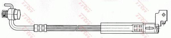 TRW PHD495 Brake Hose - 2