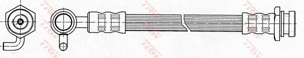TRW PHD646 Brake Hose - 2