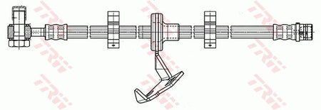 TRW PHD965 Brake Hose - 2