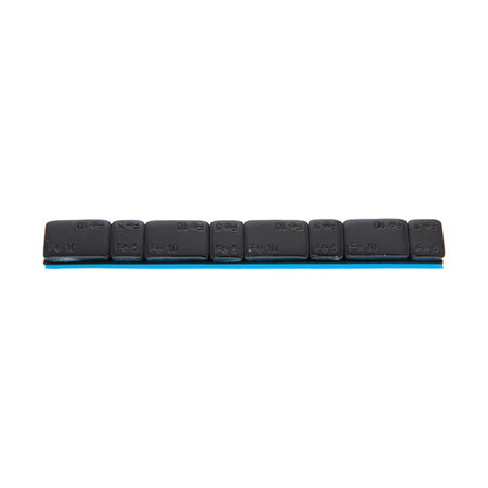 Black Adhesive Wheel Weights For Motorcycles - Steel