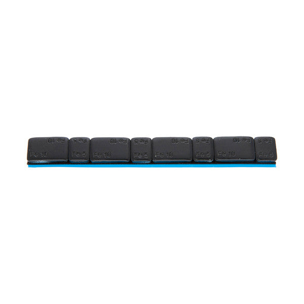 Black Adhesive Wheel Weights For Motorcycles - Steel