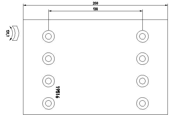 Textar Braking (tmd) 1951508 Brake Lining Kit, drum brake - 2
