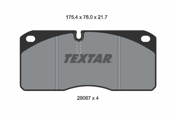 Textar Braking (tmd) 2906705 Brake Pad Set, disc brake - 2